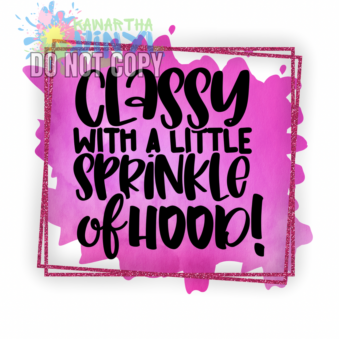 Sprinkle of Hood Sublimation Print