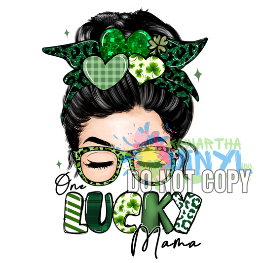 Lucky Mama Glasses Sublimation Print
