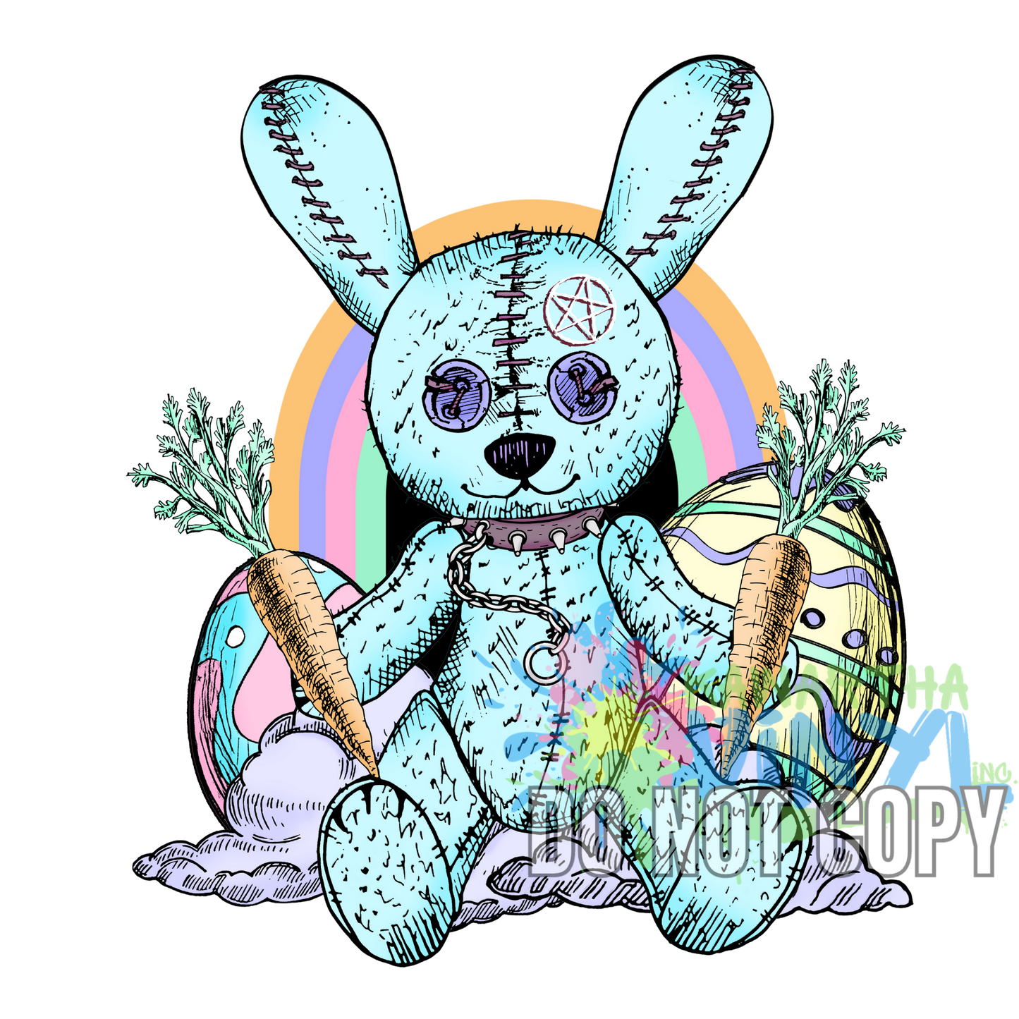 Dark Easter MULTIPLE FILES Sublimation Print