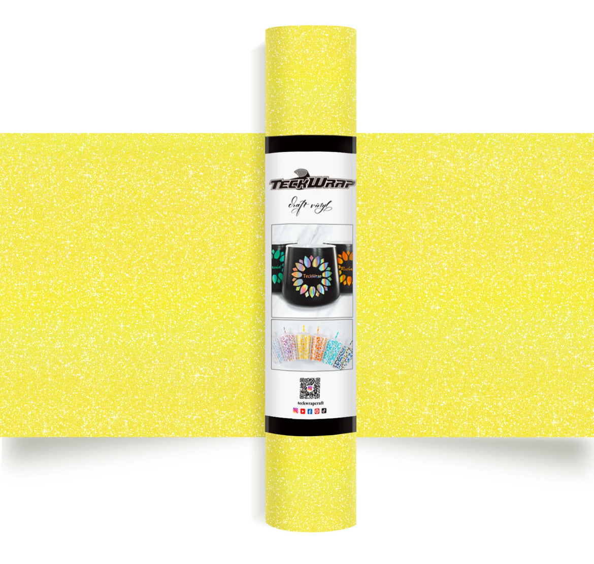 TeckWrap Colourful Glitter Adhesive Vinyl