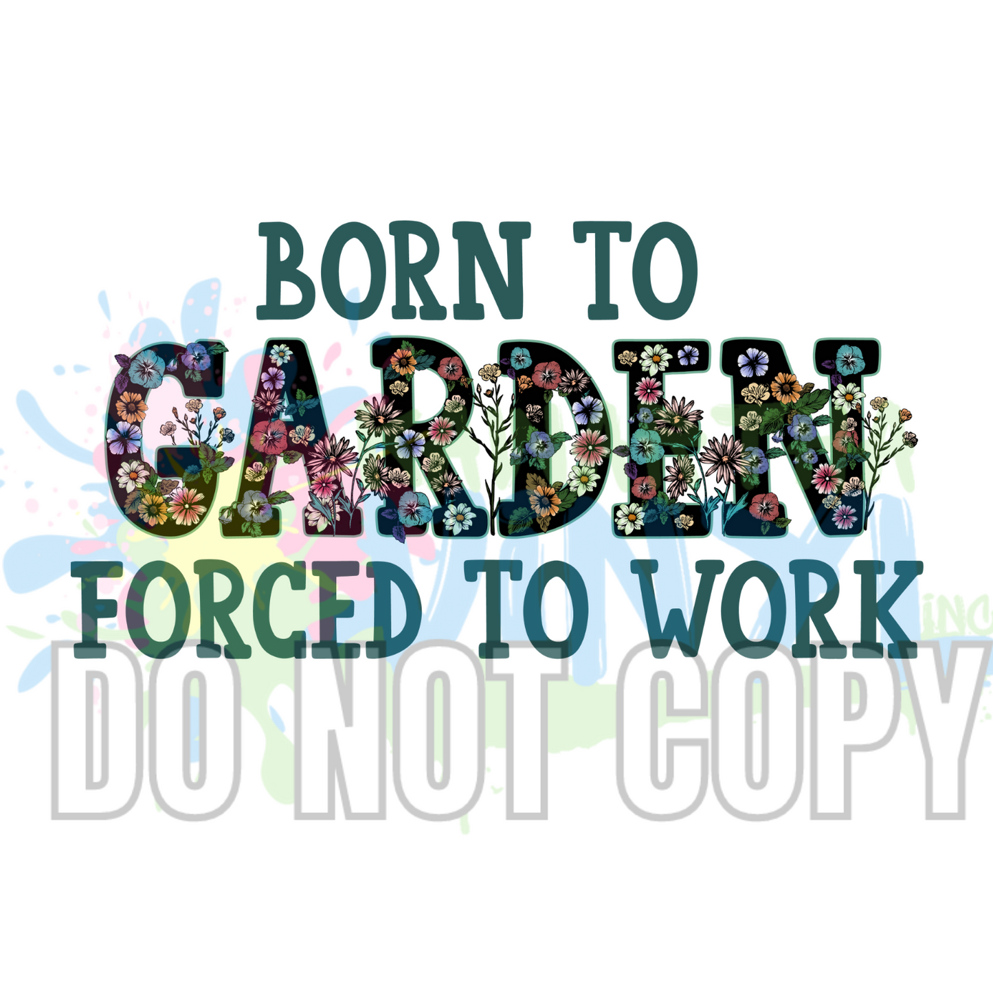 Forced to Work Sublimation Print