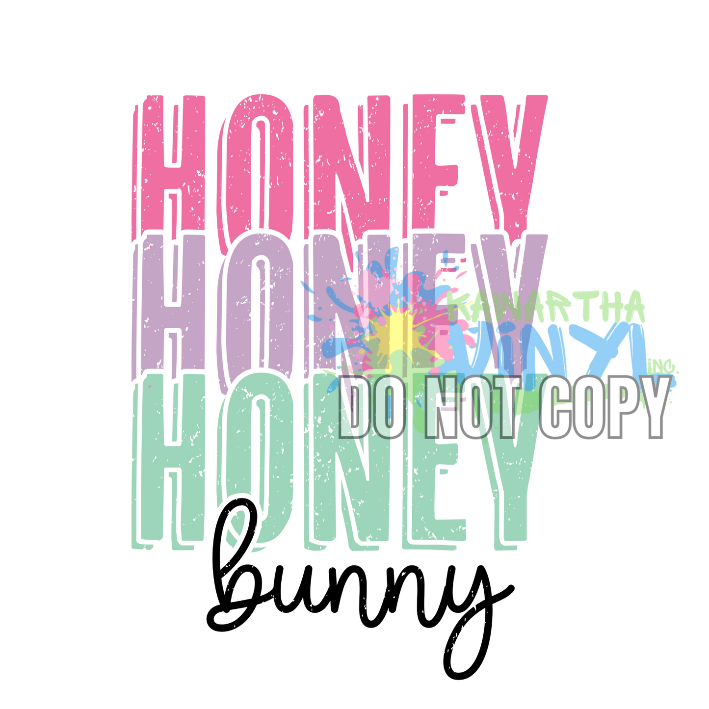 Honey Bunny Sublimation Print