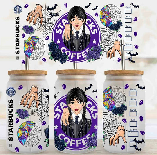 23. Wednesday Stbks UV DTF Cup Wrap