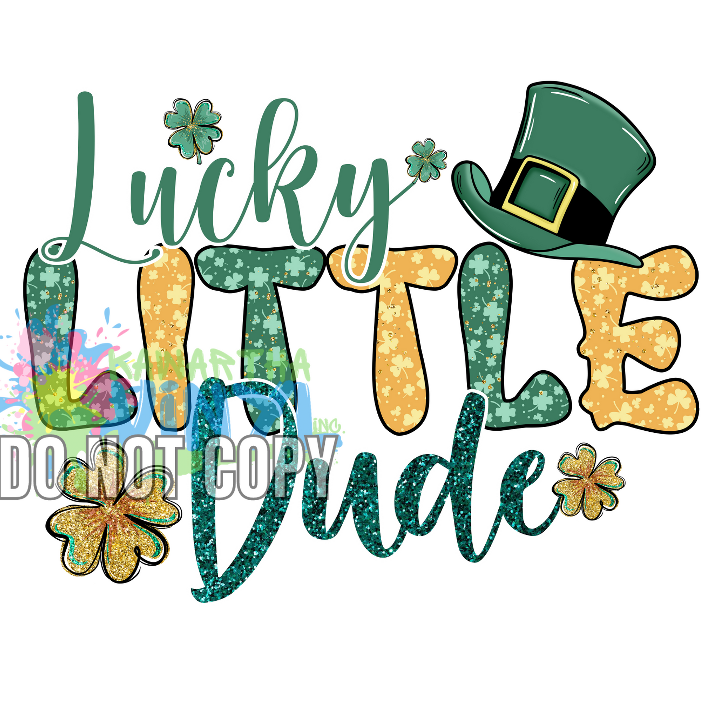 Lucky Little Dude Sublimation Print