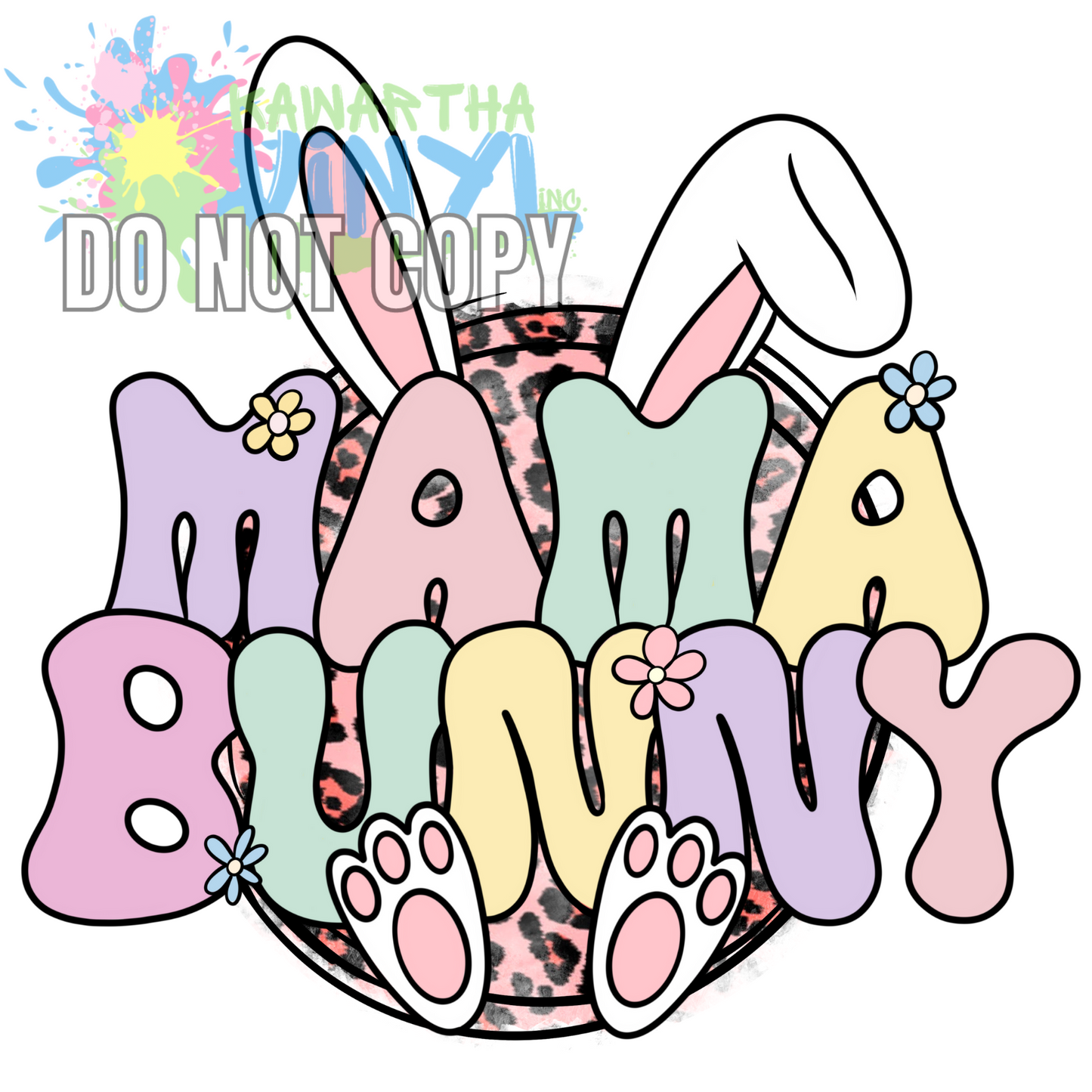 Bunny Family 2 MULTIPLE FILES Sublimation Print