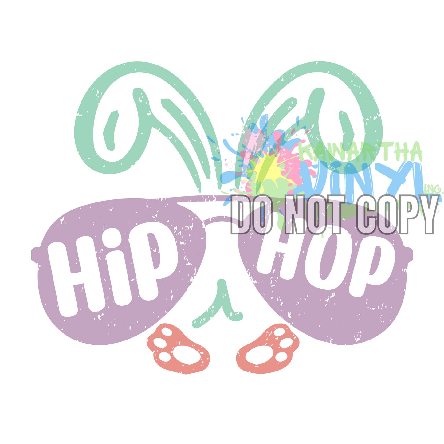 Hip Hop Retro Grunge Sublimation Print