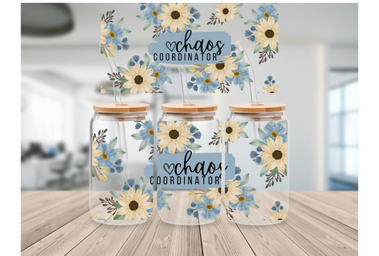 21. Chaos Coordinator UV DTF Cup Wrap