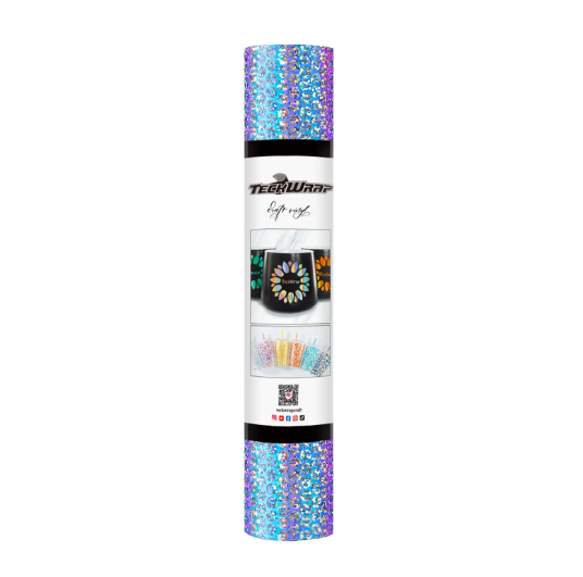 Holographic Opal Pattern Adhesive Vinyl
