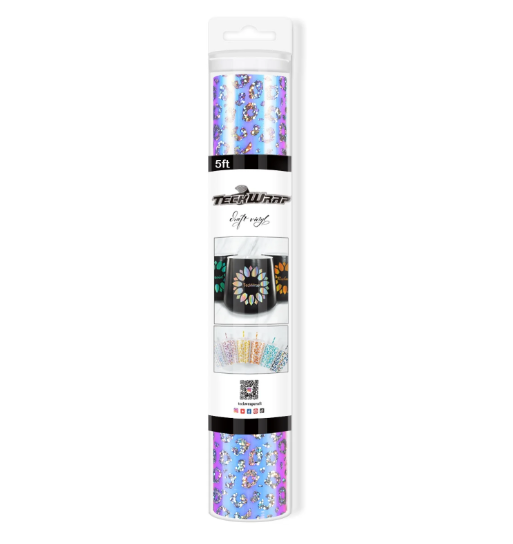 Holographic Opal Pattern Adhesive Vinyl