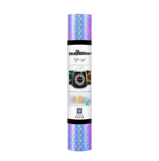 Holographic Opal Pattern Adhesive Vinyl