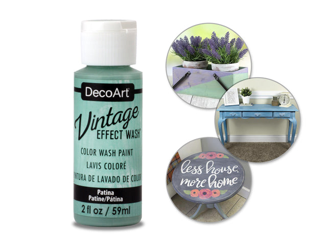Decoart Paint: 2oz Vintage Effect Wash