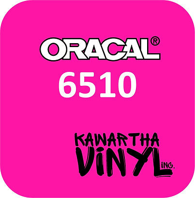 Oracal® 6510 Fluorescent Permanent Adhesive Vinyl