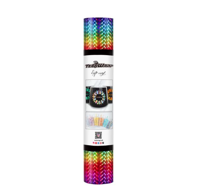 TeckWrap Holo Rainbow Pattern Adhesive Vinyl