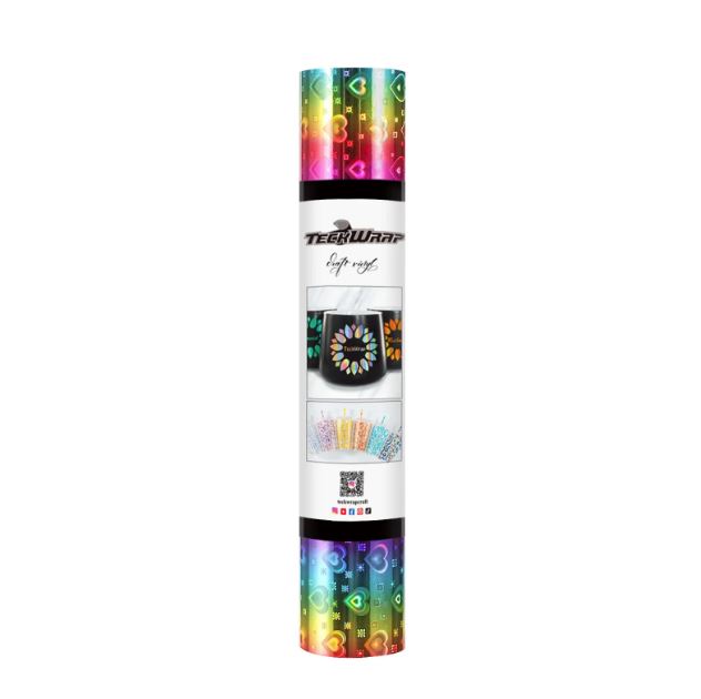 TeckWrap Holo Rainbow Pattern Adhesive Vinyl
