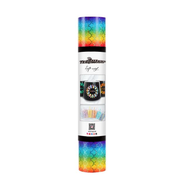 TeckWrap Holo Rainbow Pattern Adhesive Vinyl