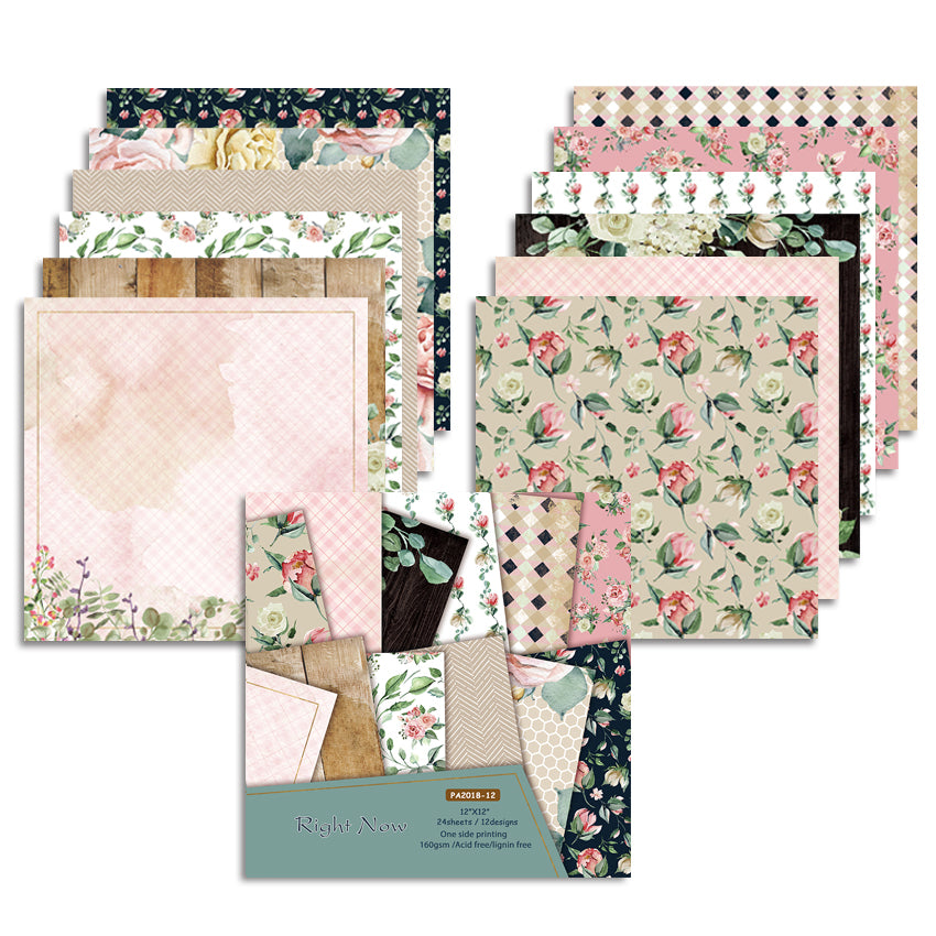 12x12" Cardstock Paper Right Now