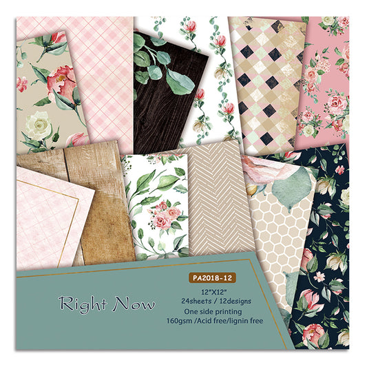 12x12" Cardstock Paper Right Now