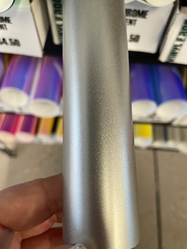 Matte Chrome Adhesive Permanent Vinyl