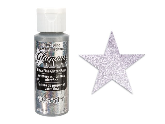 Glamour Dust Paint: 2oz Ultrafine Glitter Paint