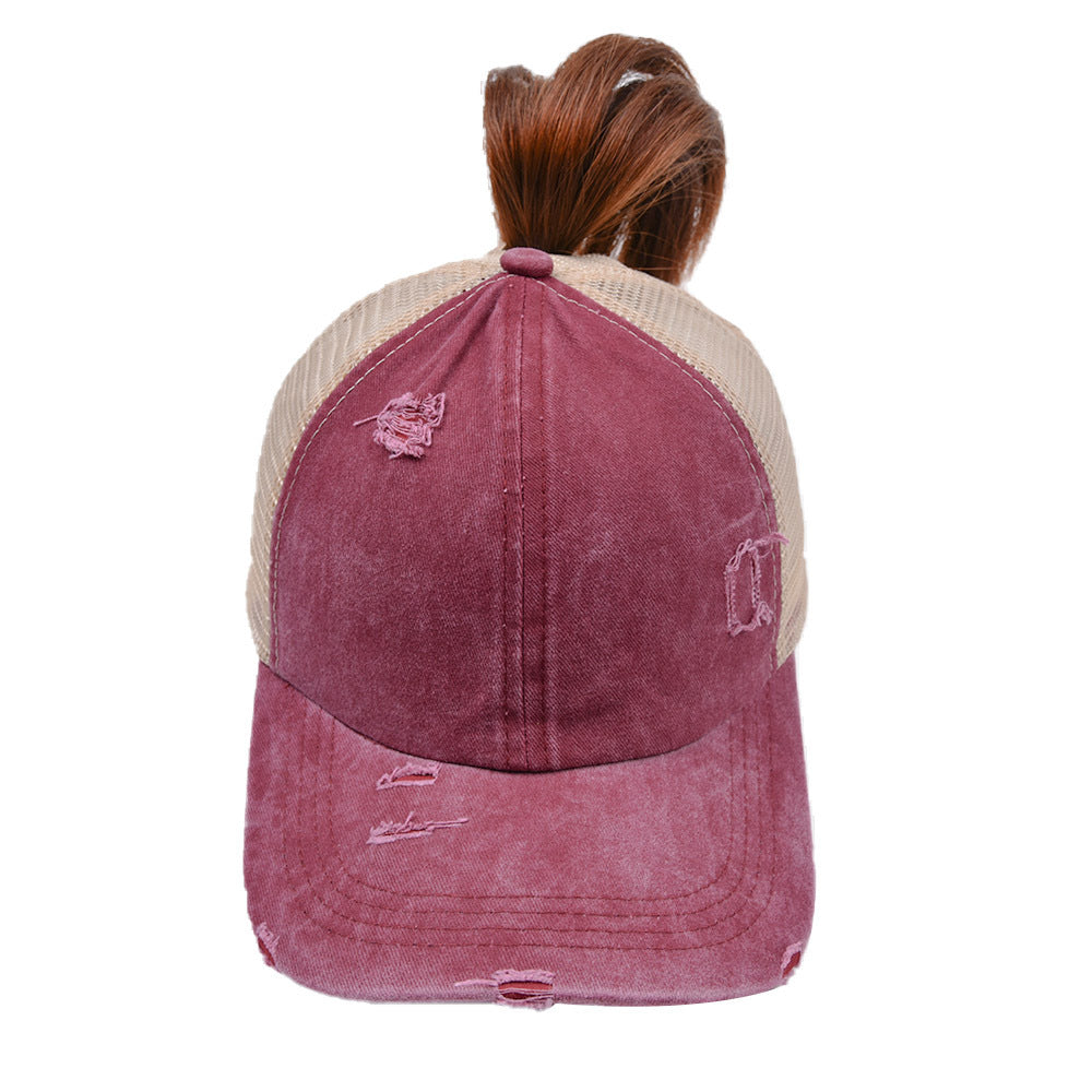 Criss Cross Ponytail hats