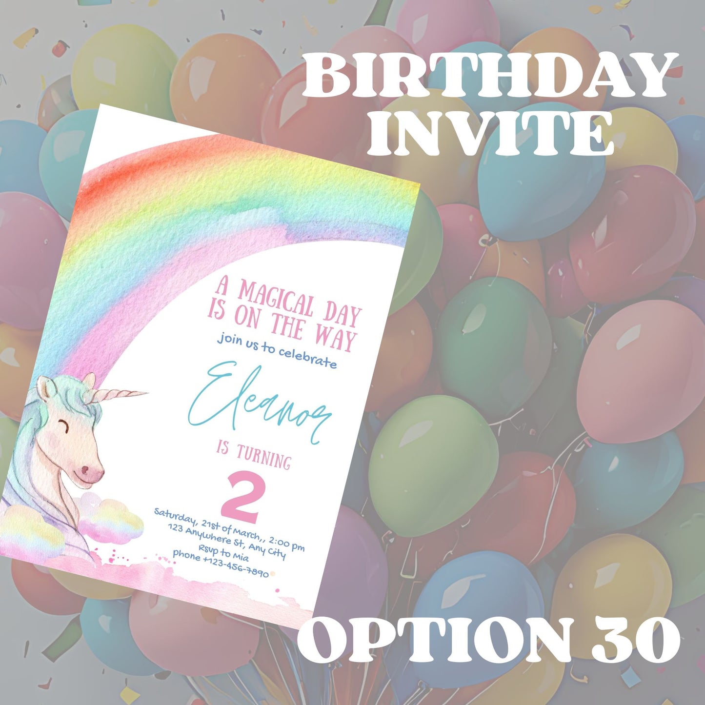 Invitations (Birthday)