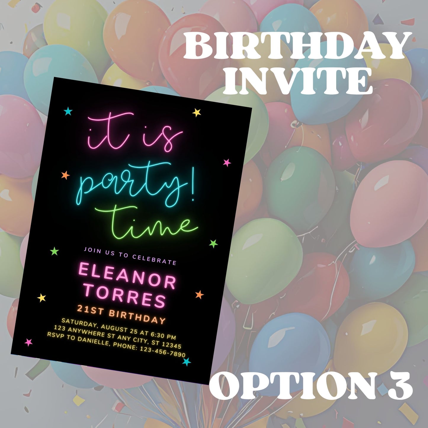 Invitations (Birthday)