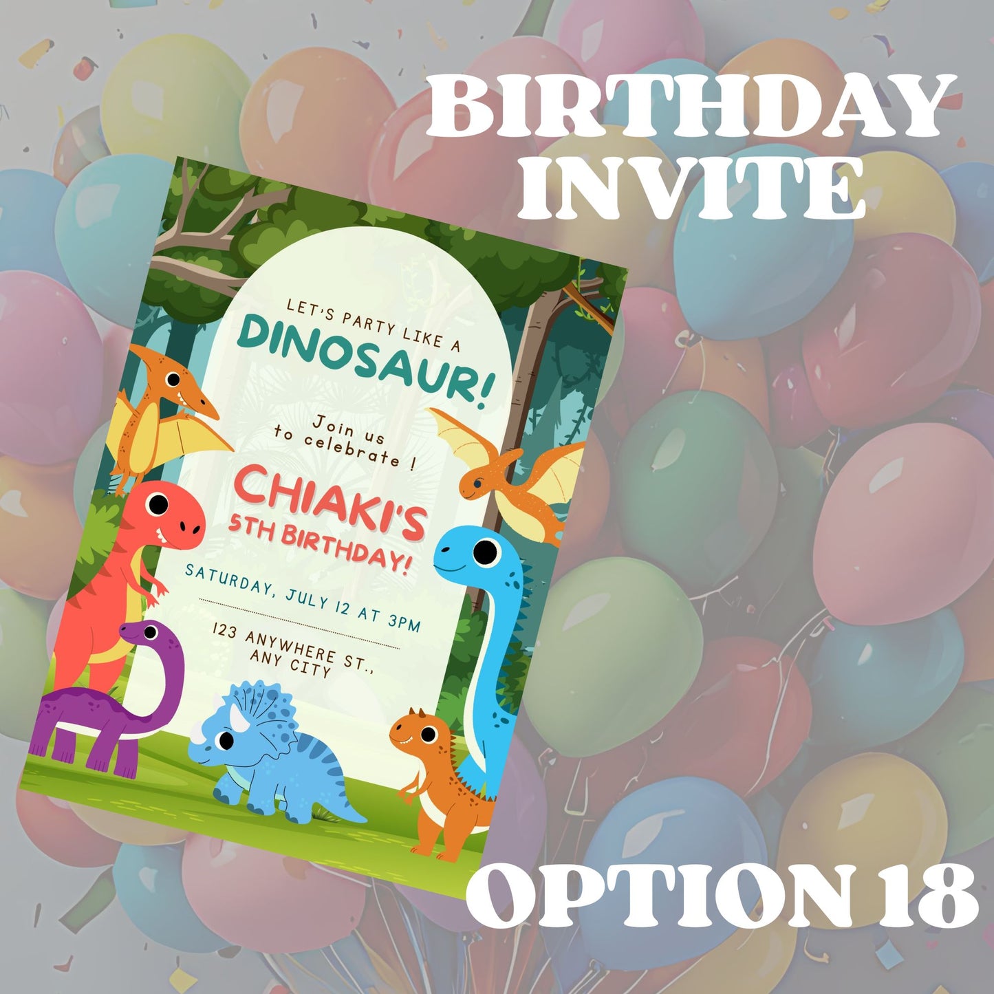 Invitations (Birthday)