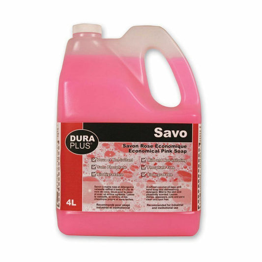 Dura Plus Hand Wash - 3.91 quart (3700 mL) - Hand - Pink - Non-irritating - 1 Each