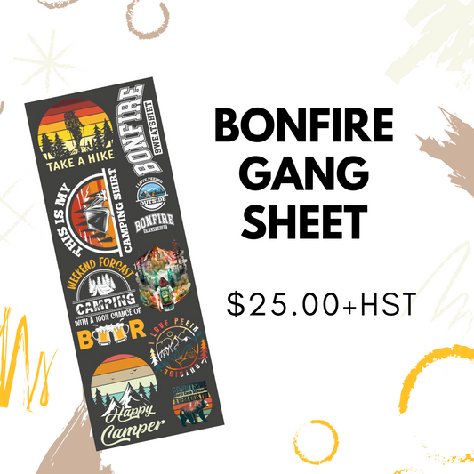 Bonfire Pre Made DTF Gang Sheet