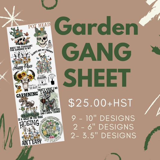 Garden Pre Made DTF Gang Sheet