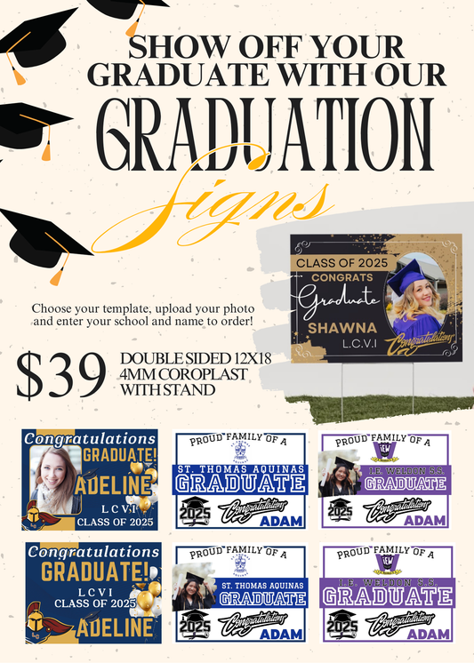 Graduation Yard Signs