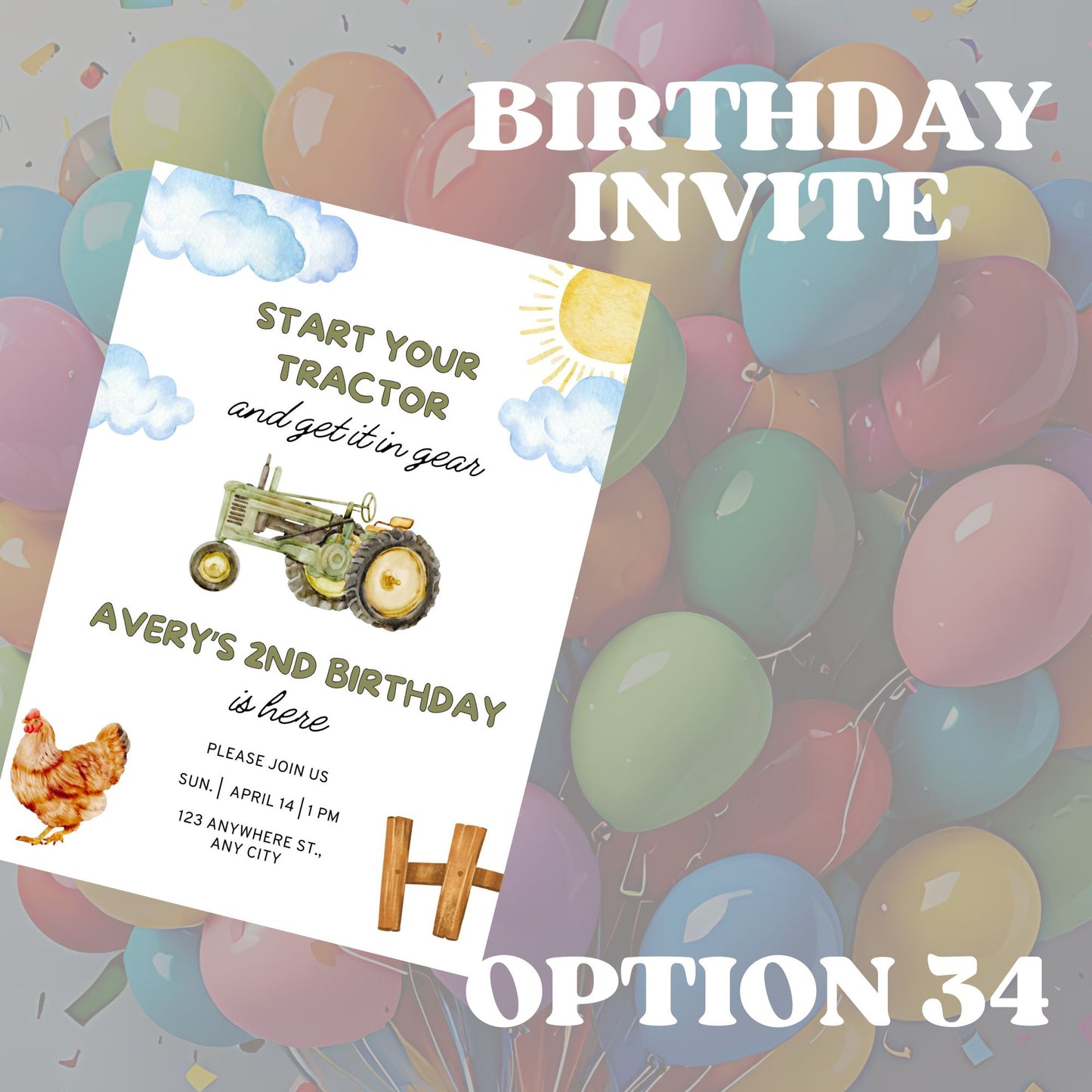 Invitations (Birthday)