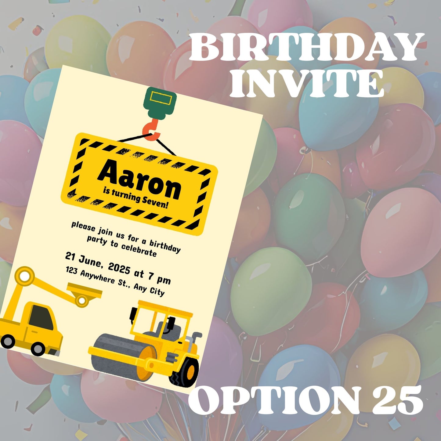 Invitations (Birthday)