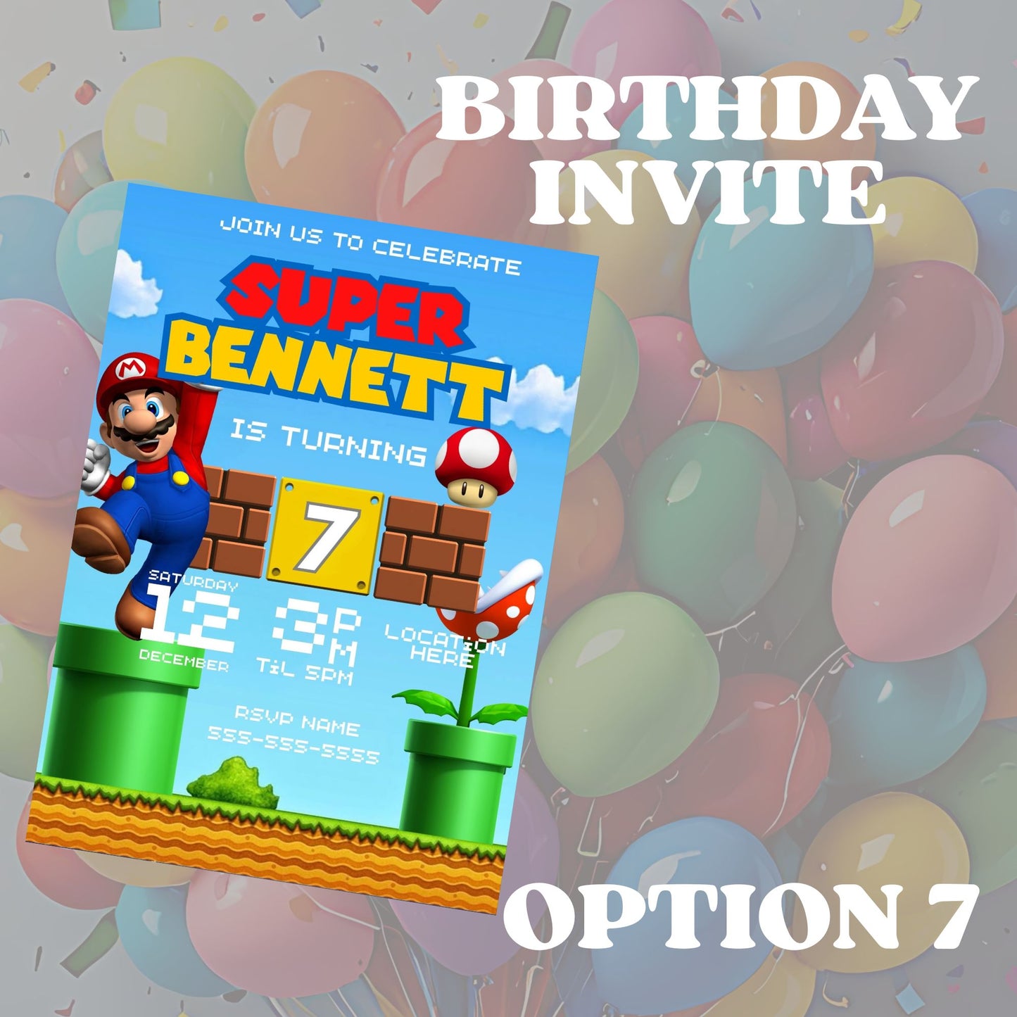 Invitations (Birthday)