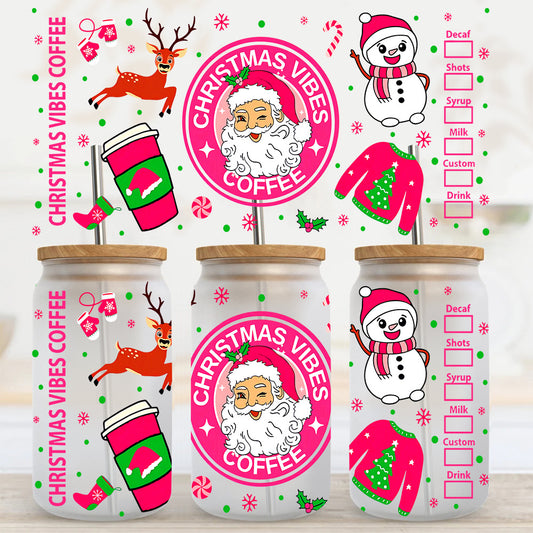 122. CHRISTMAS EDITION UV DTF Cup Wrap