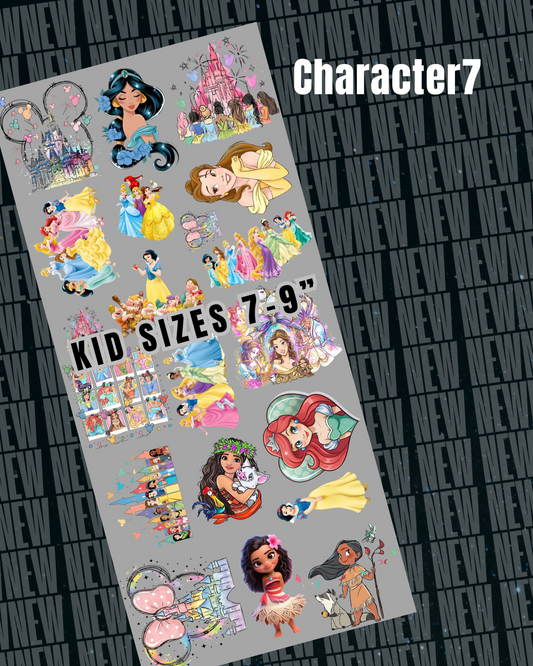 Character7 Pre Made DTF Gang Sheet