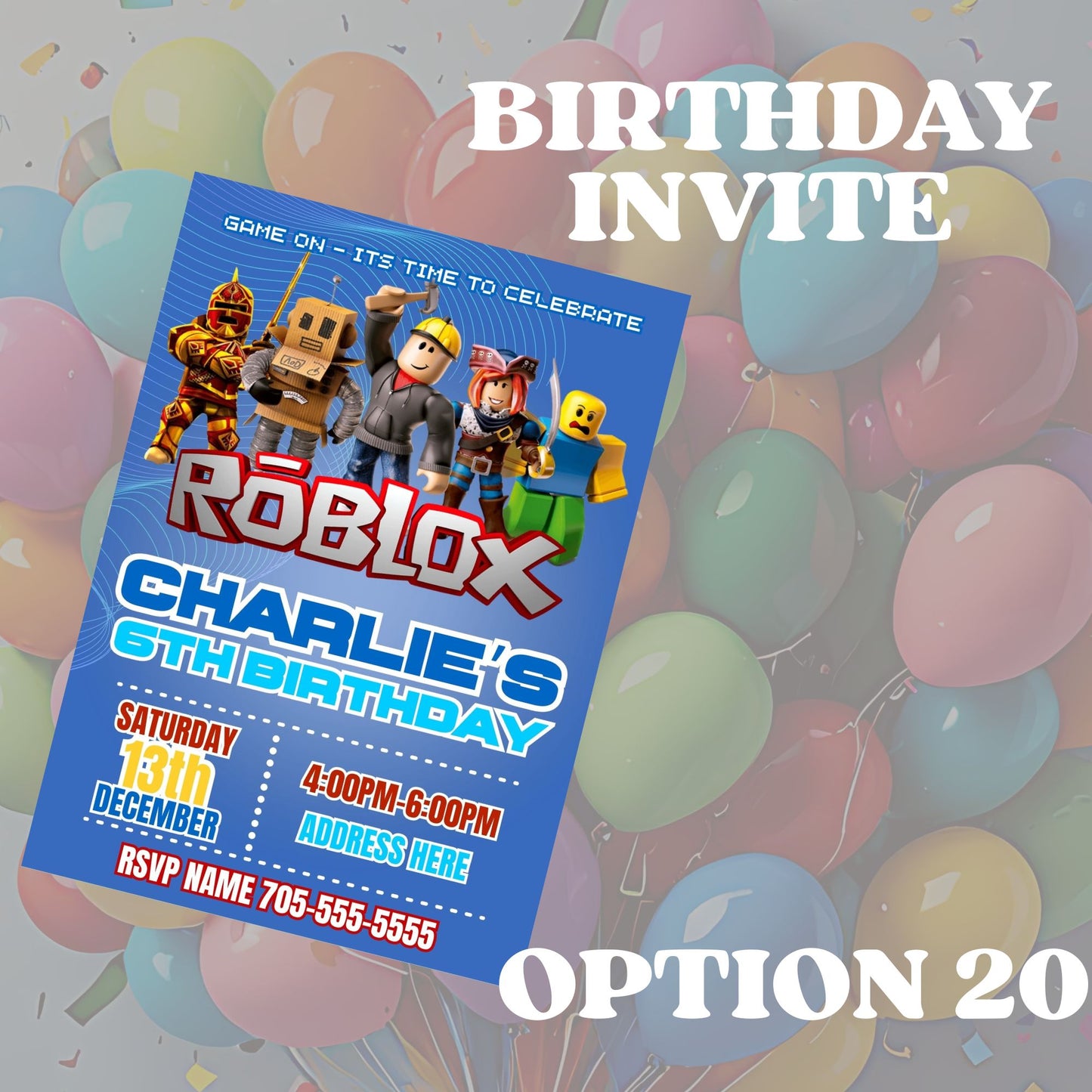 Invitations (Birthday)