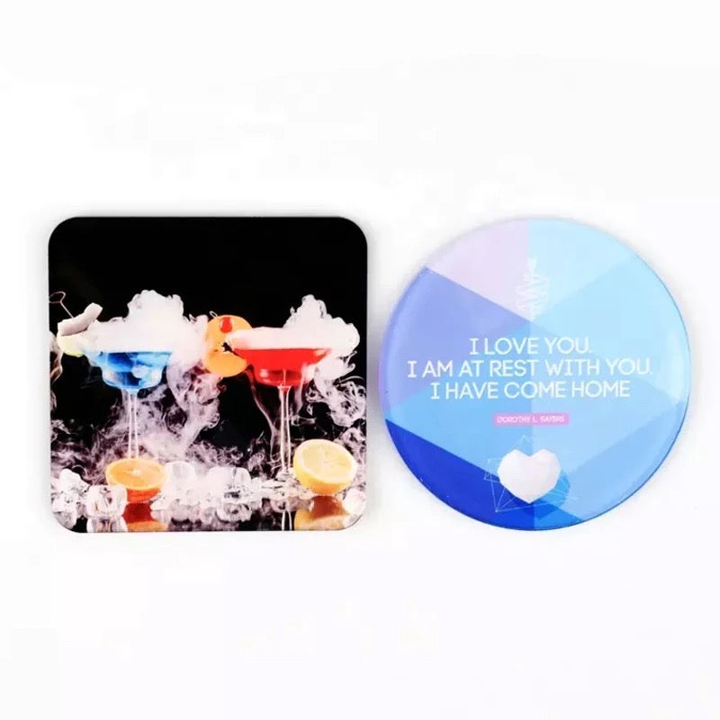 Sublimation acrylic coasters