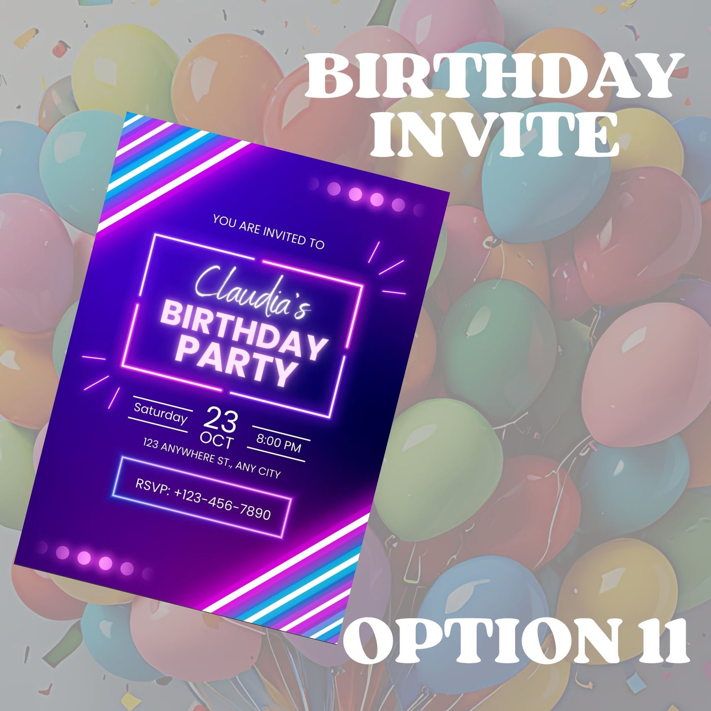 Invitations (Birthday)