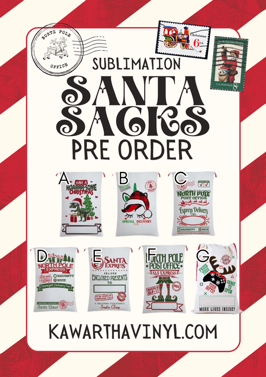 Sublimation Santa Sacks