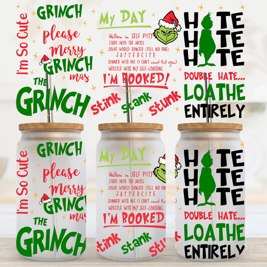 134. CHRISTMAS EDITION UV DTF Cup Wrap