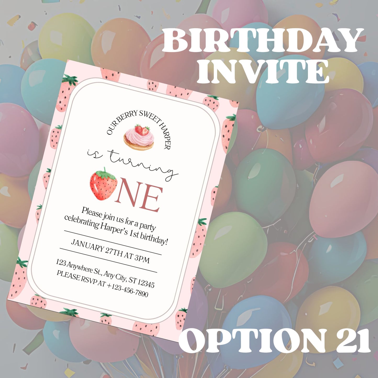 Invitations (Birthday)