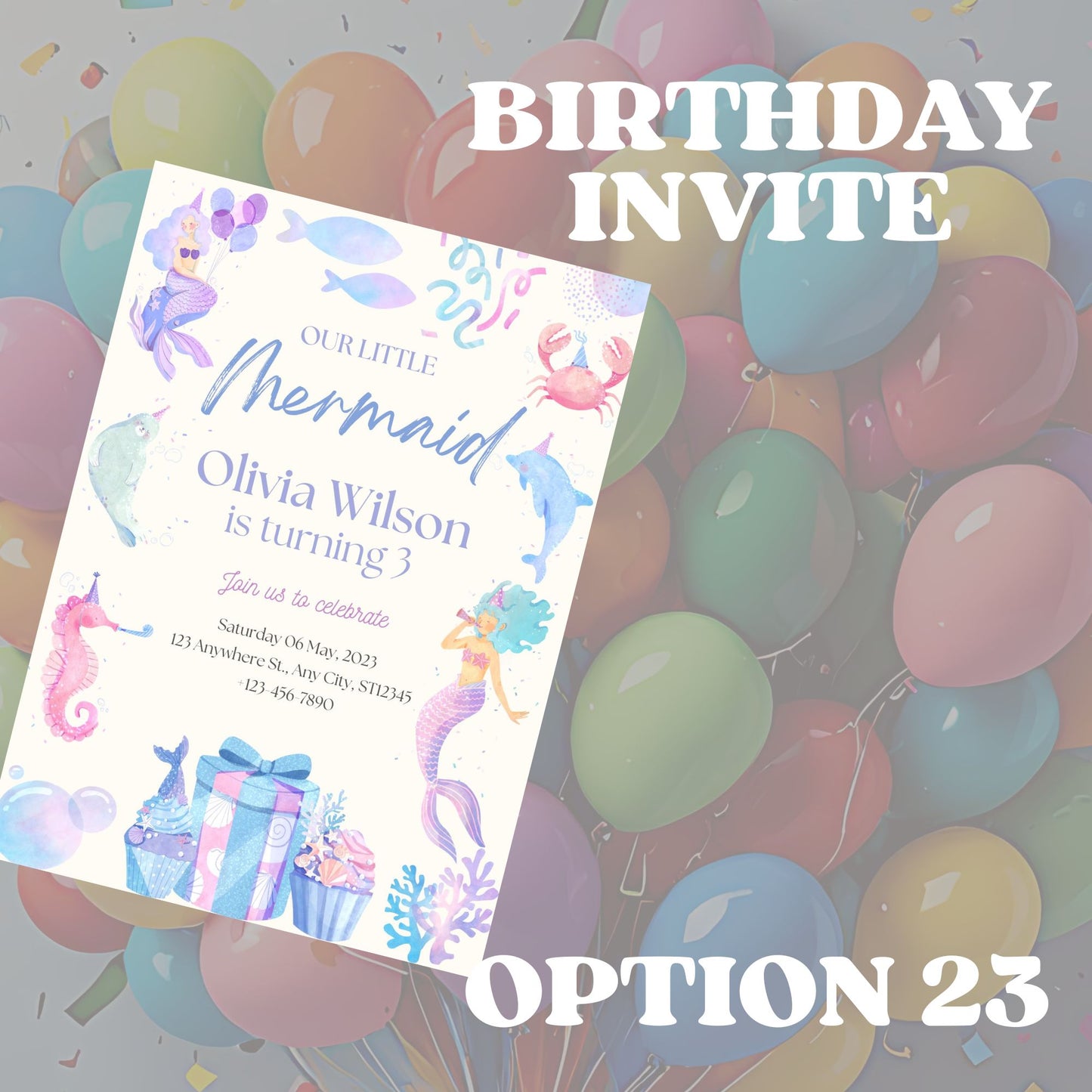 Invitations (Birthday)