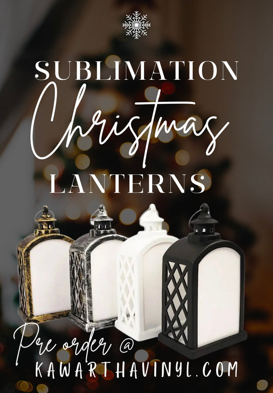 PRE ORDER Sublimation lanterns