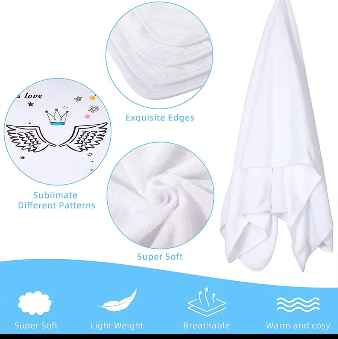 PREORDER Super Soft Sublimation Blankets