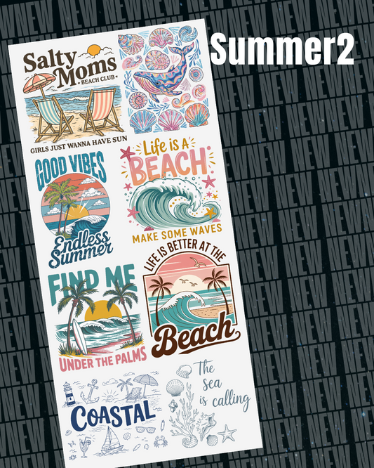 Summer2 Pre Made DTF Gang Sheet