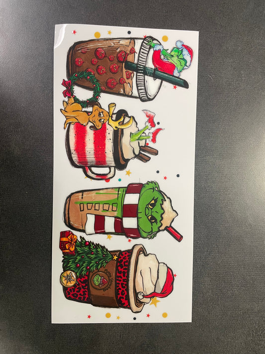 153. CHRISTMAS EDITION UV DTF Cup Wrap