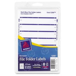 Avery file folder labels