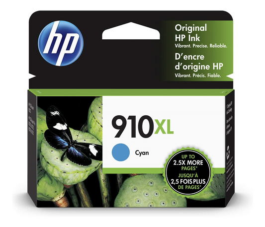 HP 910XL Cyan Original Ink Cartridge