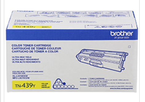 Brother TN439Y Yellow Toner Cartridge, Ultra High Yield